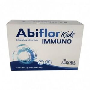 Aurora Biofarma Srl Aurora Biofarma - Abiflor Kids Immuno 14 Stick