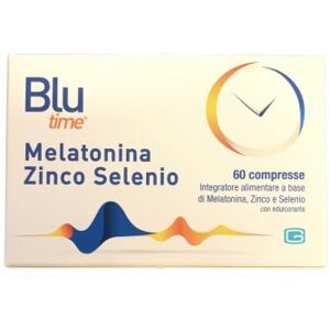 Giuriati Group Srl Giuriati - Bluetime Integratore Melatonina Zinco Selenio, 60 cpr