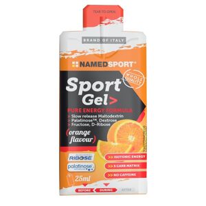 Namedsport Srl NamedSport Sport Gel Orange 25 ml - Integratore Energetico Carboidrati a Rilascio Differenziato