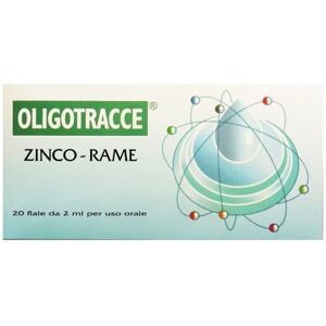 Lizofarm Srl Zinco-Rame 20 fiale 2ml - integratore di Zinco-Rame