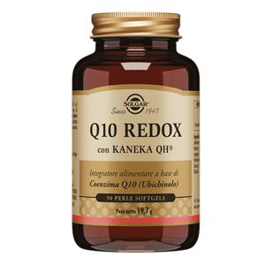 Solgar Italia Solgar - Q10 Redox 50 Perle Softgels - Integratore di Coenzima Q10 per il Supporto Antiossidante