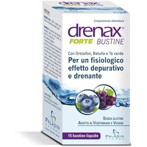 Paladin Pharma Spa Drenax Forte Mirtillo 15 Stick Pack - Integratore Mirtillo per il Benessere delle Vie Urinarie