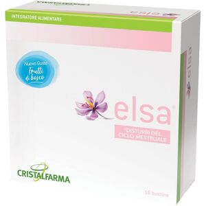 Cristalfarma Srl Cristalfarma - Elsa 16 Bustine, Integratore per Ciclo Mestruale