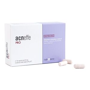 Cieffe Derma ACNEFFE PRO 20 Compresse - Integratore per la Cura dell'Acne - Confezione da 20 Compresse