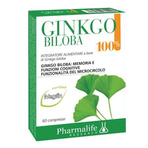 Pharmalife Research Ginkgo Biloba 100% 60 Cpr Prh