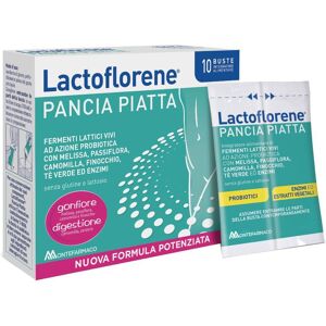 Montefarmaco Otc Spa Lactoflorene Pancia Piatta Integratore Alimentare 10 Bustine