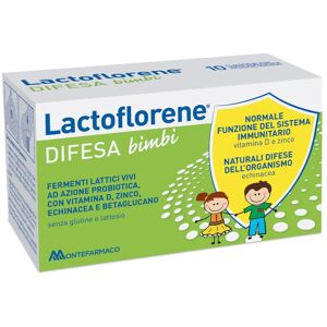 Montefarmaco Otc Spa Lactoflorene Difesa Bambini 10 Flaconcini