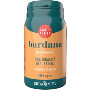 Erba Vita Integratori alimentari a Base Vegetale Bardana Depurativa Riequilibrante 60 Capsule