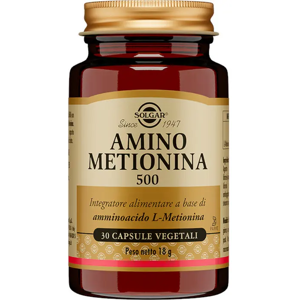 SOLGAR IT. MULTINUTRIENT SpA Solgar Amino Metionina 500 30 Capsule Vegetali