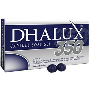 SHEDIR PHARMA Srl Unipersonale Shedir Pharma Dhalux 350 Integratore alimentare 30 Capsule Molli