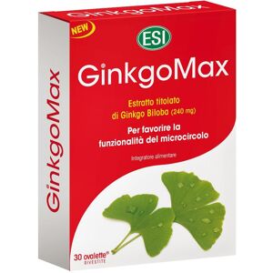 Esi  Benessere ed Energia GinkgoMax Integratore Alimentare 30 Ovalette