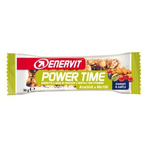Enervit Power Time Barretta Arachidi e Mirtilli Con Vitamine 30 Grammi