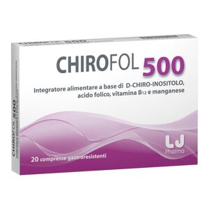 FARMITALIA LJ Pharma Chirofol 500 Integratore Alimentare 20 Compresse
