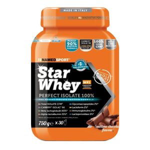 NAMEDSPORT Srl Named sport Star Whey Isolate Sublime Chocolate integratore di proteine 750 g