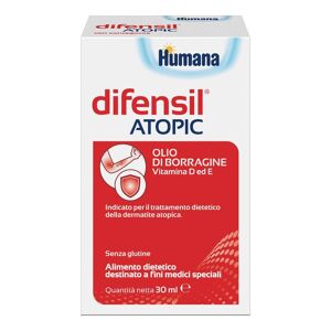 HUMANA ITALIA SpA Humana Difensil Atopic Olio di borragine per dermatite atopica 30 ml