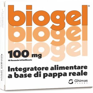 GHIMAS SpA BIOGEL*10 Fl.100mg