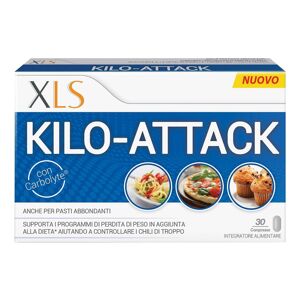PERRIGO ITALIA Srl Xls Kilo Attack  Integratore alimentare per il controllo del peso 30 compresse