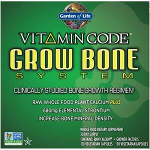 Garden Of Life Grow bone system - sistema di crescita ossea - kit 30 giorni