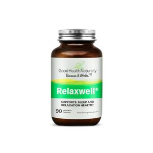 Good Health Naturally RelaxWell con L-triptofano, L-teanina e vitamine B - 90 caps - scadenza ravvicinata