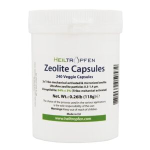 Heiltropfen Zeolite attivata in capsule - ultrafine 3xTBA - 240Vcaps