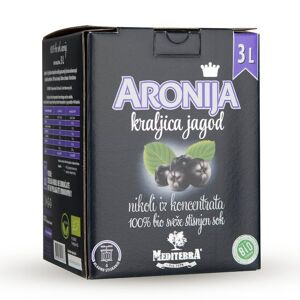 Mediterra Succo di aronia 100% - bio - 3 litri