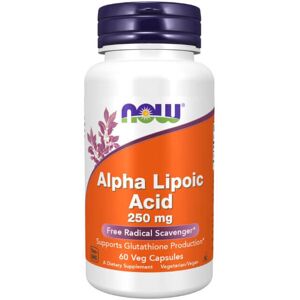 NOW Foods Acido alfa lipoico - 250mg - 60 vcaps