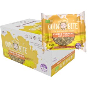 Quin Bite Croccante di semi - cumino & curcuma - bio - 10x21g