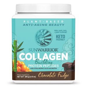 Sunwarrior Collagen building protein peptides - chocolate fudge - 500g