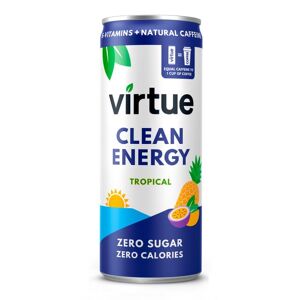 Virtue Drinks Virtue clean energy - tropical - 6 pezzi x 250ml