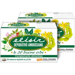 Pool Pharma Elisir Depurativo Ambrosiano 80 Compresse 21,20 G