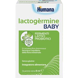Humana Lactogermine Baby Gocce Flacone Da 7,5 G Con Tappo Serbatoioe Contagocce