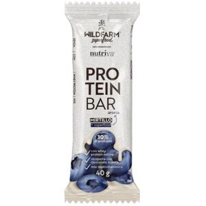 wellness_food Nutriva wildfarm protein bar mirtillo e cioccolato bianco + superfood 40g