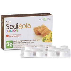 Biosline Sedigola Apix Junior Mal di gola Bambini 20 pastiglie