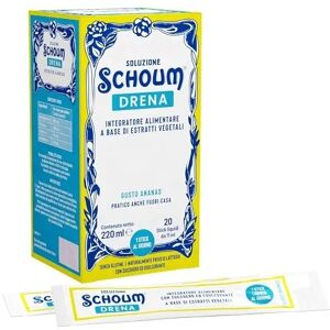 zentiva Soluzione Schoum Drena Integratore Drenante Depurativo 20 Stick