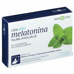 Biosline Vitacalm Melatonina 60 compresse sublinguali
