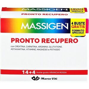 Marco Viti Massigen Pronto Recupero Integratore di Vitamine e Minerali 14+4 Bustine