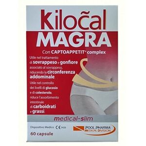 Kilocal Magra Integratore per Sovrappeso e Gonfiore 60 Capsule