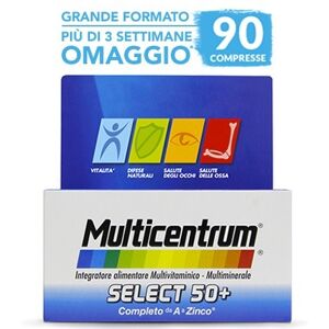 Multicentrum Select Integratore Alimentare 50+ 90 Compresse