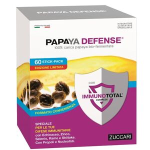 Zuccari Papaya Defense Integratore per le Difese Immunitarie 60 Stick