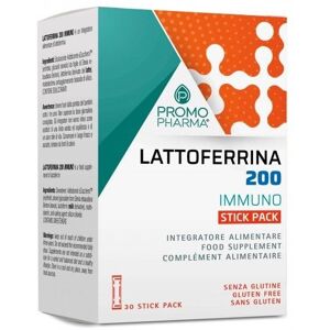 PromoPharma Lattoferrina 200 Immuno integratore contro i virus 30 stick