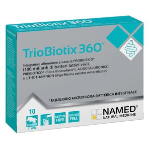 Named Triobiotix 360 Probiotico per l'Equilibrio della Flora Intestinale 10 Bustine