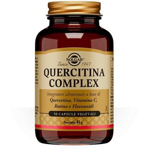 Solgar Quercitina Complex Integratore per Ridurre la Stanchezza 50 Capsule