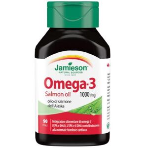 Jamieson Omega-3 Salmon Oil Integratore di Acidi Grassi Essenziali 90 Perle