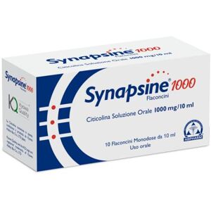 Abpharm Synapsine 1000 Integratore per il Sistema Nervoso 10 Flaconcini