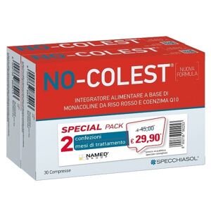 Specchiasol No-Colest Integratore per il Colesterolo 30 + 30 Compresse