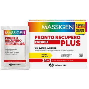 Massigen Pronto Recupero Energia Plus 24 Bustine + 2 Bustine