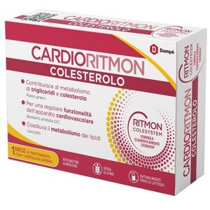 Dompé Cardioritmon Colesterolo Integratore Naturale per il Benessere Cardiovascolare 30 Compresse