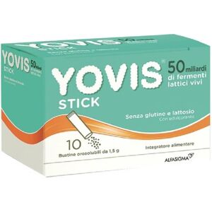 Alfasigma Yovis Stick Fermenti Lattici 50 miliardi 10 Stick