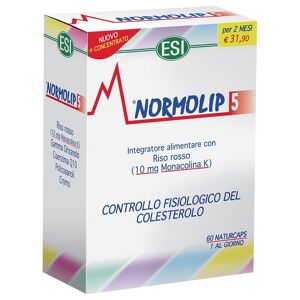 Esi Normolip 5 Integratore per il Controllo del Colesterolo 60 Capsule