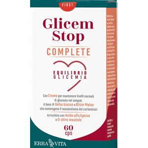 Erba Vita Glicem Stop Integratore per il Metabolismo 60 Capsule